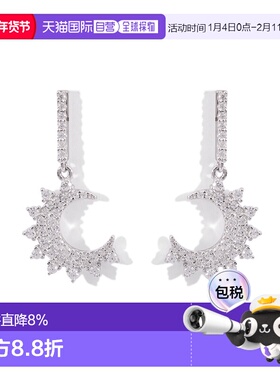 香港直发apm MONACO阿沁同款女士轻奢月亮耳钉耳环AE13299OX