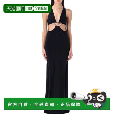 1h可退 香港直邮Coperni 女士 C-LOGO 镂空长款连衣裙 COPR157F50