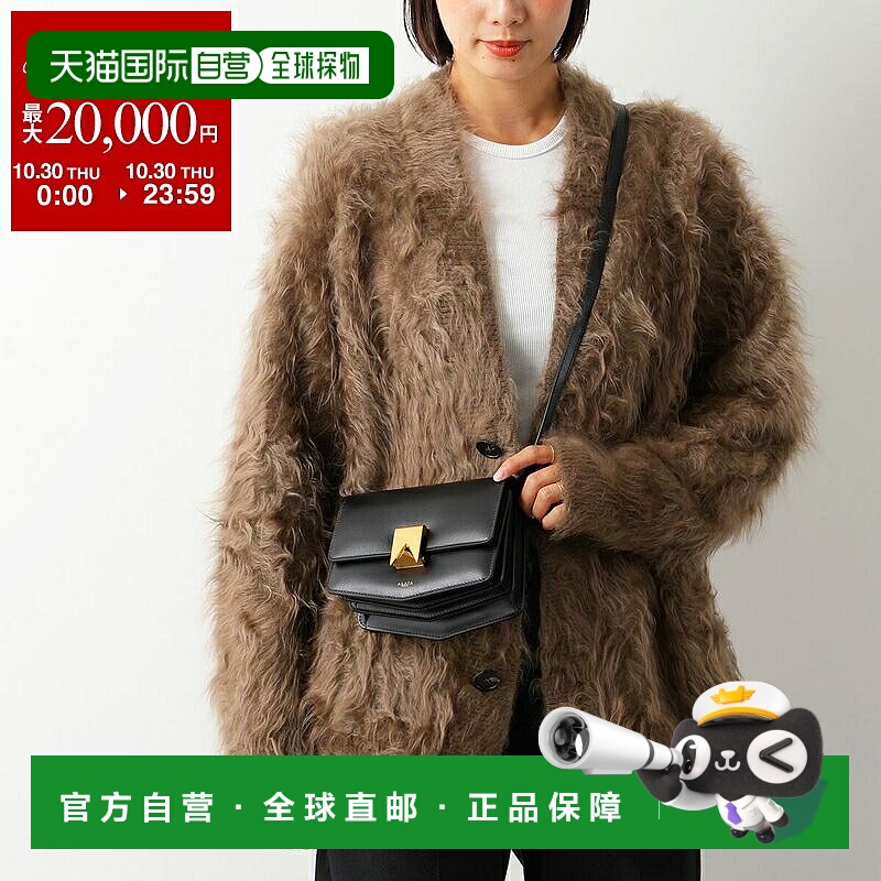 日本直邮ALAIA LE PAPA SMALL 单肩包 AA1S01417CA191 女士皮革迷