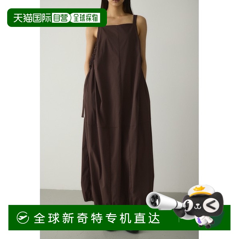 1h可退 日本直邮STYLEMIXER 女装 宽松侧褶设计防泼水连衣裙 500I