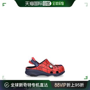 Crocs 卡骆驰 男童 香港直邮潮奢 Spiderman印花橡胶凉鞋 童鞋