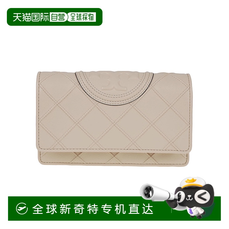 1h可退 香港直邮TORY BURCH 女士钱包 138853FLEMING122NEWCREAM