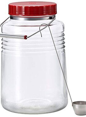 日本直邮ADERIA 制作梅酒玻璃罐 4L 721 直径171x高269mm