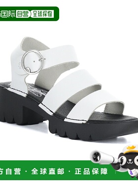 自营 FLY London Egly 皮革凉鞋 - 白色 美国奥莱直发