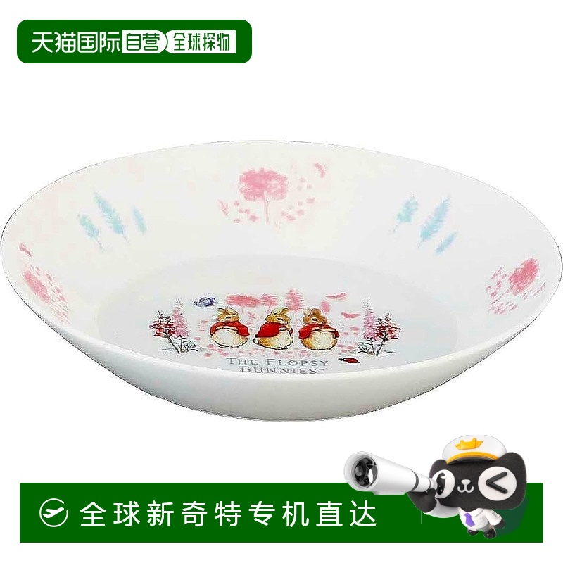 【日本直邮】彼得兔意面盘咖喱盘22cm 日本制造PR562-355瓷器