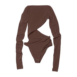 Jacquemus 徽标长袖修身连体衣 223TO02-610