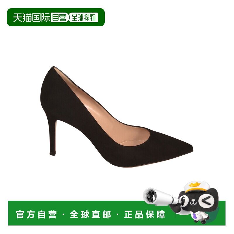 1h可退 香港直邮Gianvito Rossi 吉安维托 罗西 女士 鞋跟黑色高