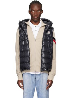 Moncler 盟可睐 男士 海军蓝 Barant 马甲 J20911A00062597EX