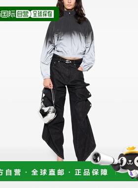 美国直邮ALEXANDER WANG - Women Reflective Shrunken Track Jac