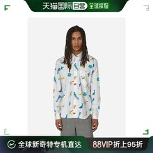 comme Garçons 男士 白色衬衫 香港直邮潮奢 印花长袖 Des