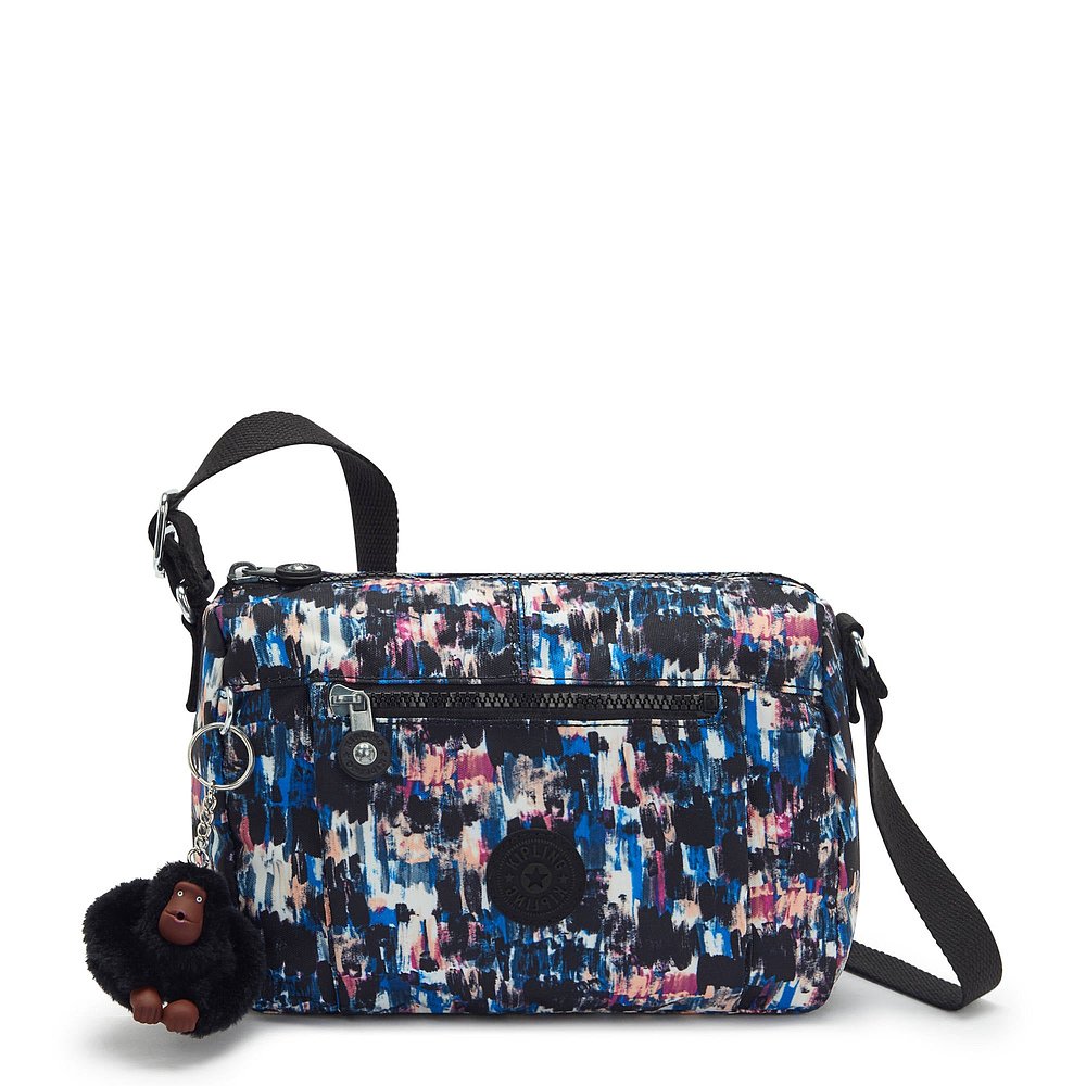 【美国奥莱】直发 Kipling Wes Crossbody Bag - brush strokes