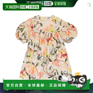 1h可退 香港直邮Molo 女童 Catherine 花朵棉质连衣裙童装