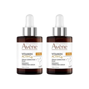 Avene雅漾cg亮白抗衰精华液30mlx2 提亮肌肤减少色斑