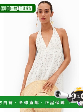 日本直邮Desigual 开放式设计挂脖长款连衣裙 [DE819EW24517]