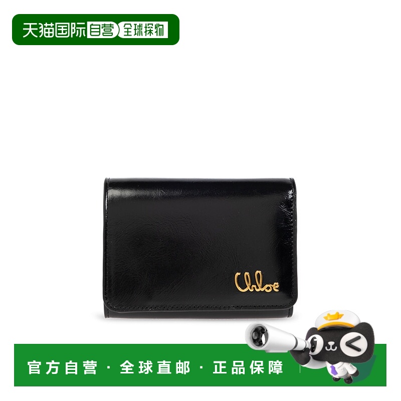 1h可退 香港直邮CHLOÉ 女士卡包 CH25SP483O16001 SS2025 黑色 Wa