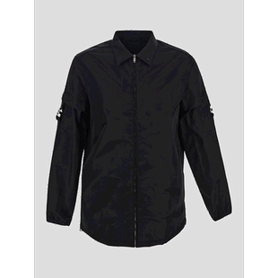 香港直邮GIVENCHY 男士衬衫 BM60VG13YT001 CO 黑色 Black polyes