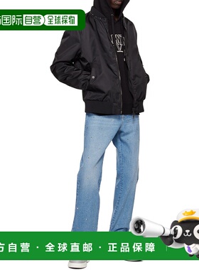 香港直邮VALENTINO 男士夹克 VCI1702KP0NO SS2025 黑色 VALENTIN