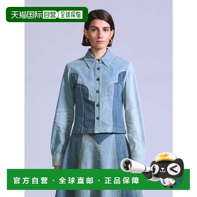 日本直邮BLUETAB ROPER 夹克 Medium Indigo Flat Finish