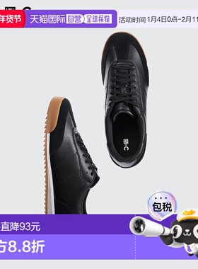 日潮跑腿UNIQLO优衣库 绒面革运动鞋 09 BLACK 男女兼用 23 47534