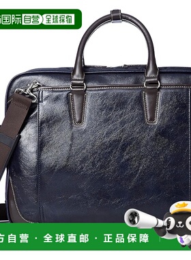 【日本直邮】白马Fineseed双层商务包 B4/16寸PC 海军蓝 BB1604