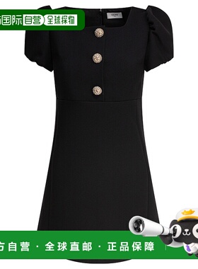 香港直邮CELINE 女士连衣裙 RR0C3207Z38NO SS2025 黑色 迷你连衣