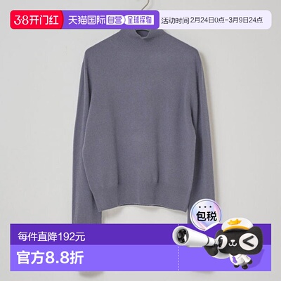 日本直邮TODAYFUL 上衣 羊毛羊绒高领针织衫长袖高领125205372025