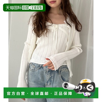 日本直邮MORE self LOVE 女装 蕾丝拼接上衣套装 52610332