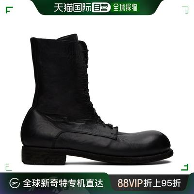 香港直邮潮奢 Guidi 鬼帝 男士黑色 GR05 踝靴