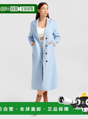 自营 belle & bloom受污染的爱情长线外套-天蓝色 美国奥莱直发