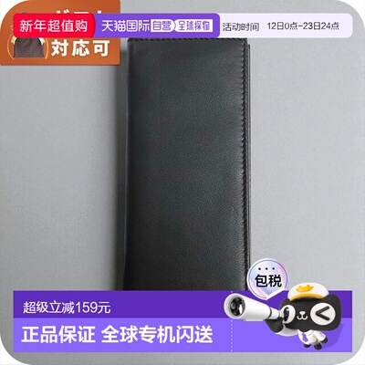 日本直邮Tommy Hilfiger 长款钱包 31TL19X014-001 男士黑色品牌