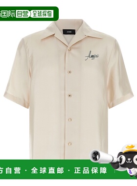 1h可退 香港直邮AMIRI 男士衬衫 AMSTCA1206ALABASTER AW2025 浅
