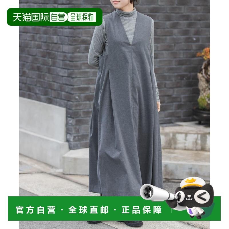 1h可退 日本直邮FORK&SPOON 女装 V领宽松连衣裙 半身围裙设计 DF,女装/女士精品,连衣裙,淘宝优惠券,粉丝福利购,淘宝优惠卷