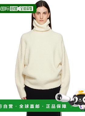 1h可退 香港直邮toteme 女士 灰白色高领毛衣 254WRT0583YA0216