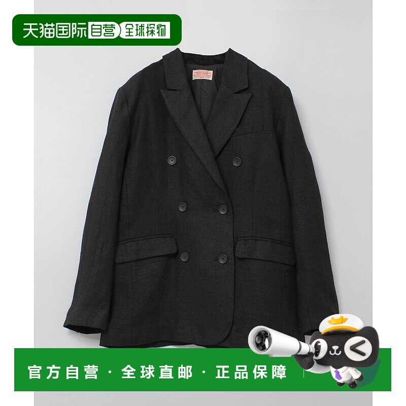 1h可退 日本直邮RNA-N 女士双排扣亚麻西装外套 IJ2154/j2154