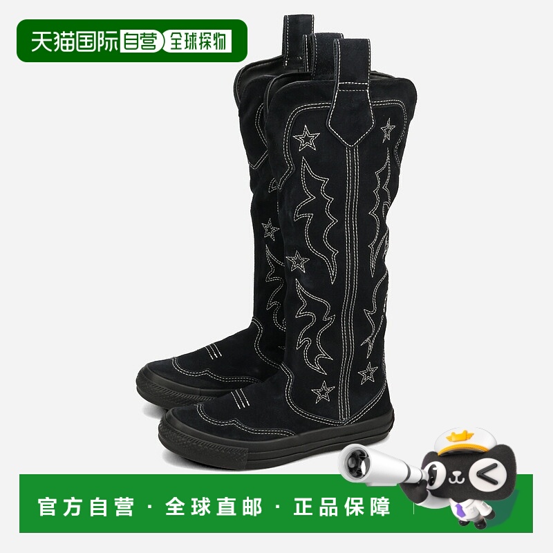 日本直邮匡威 All Star 西部靴 ST Z 女士高帮运动鞋 黑色 313134