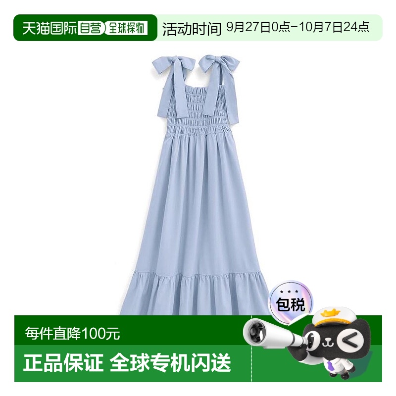 日本直邮日潮 GRL 肩带蝴蝶结层叠连衣裙 日系同款女装PP148A