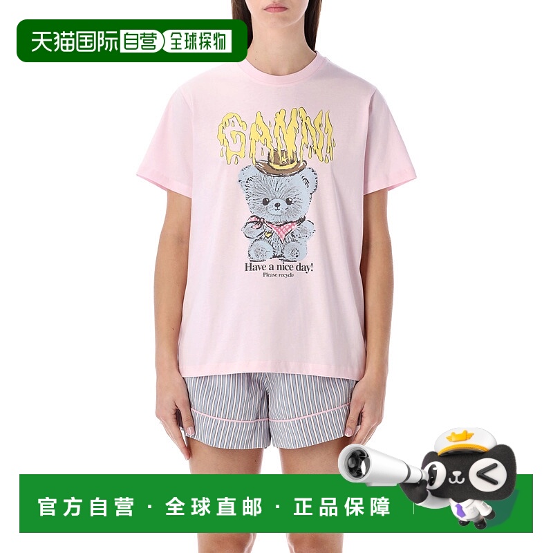 欧洲直邮ganni 女士 上装T恤