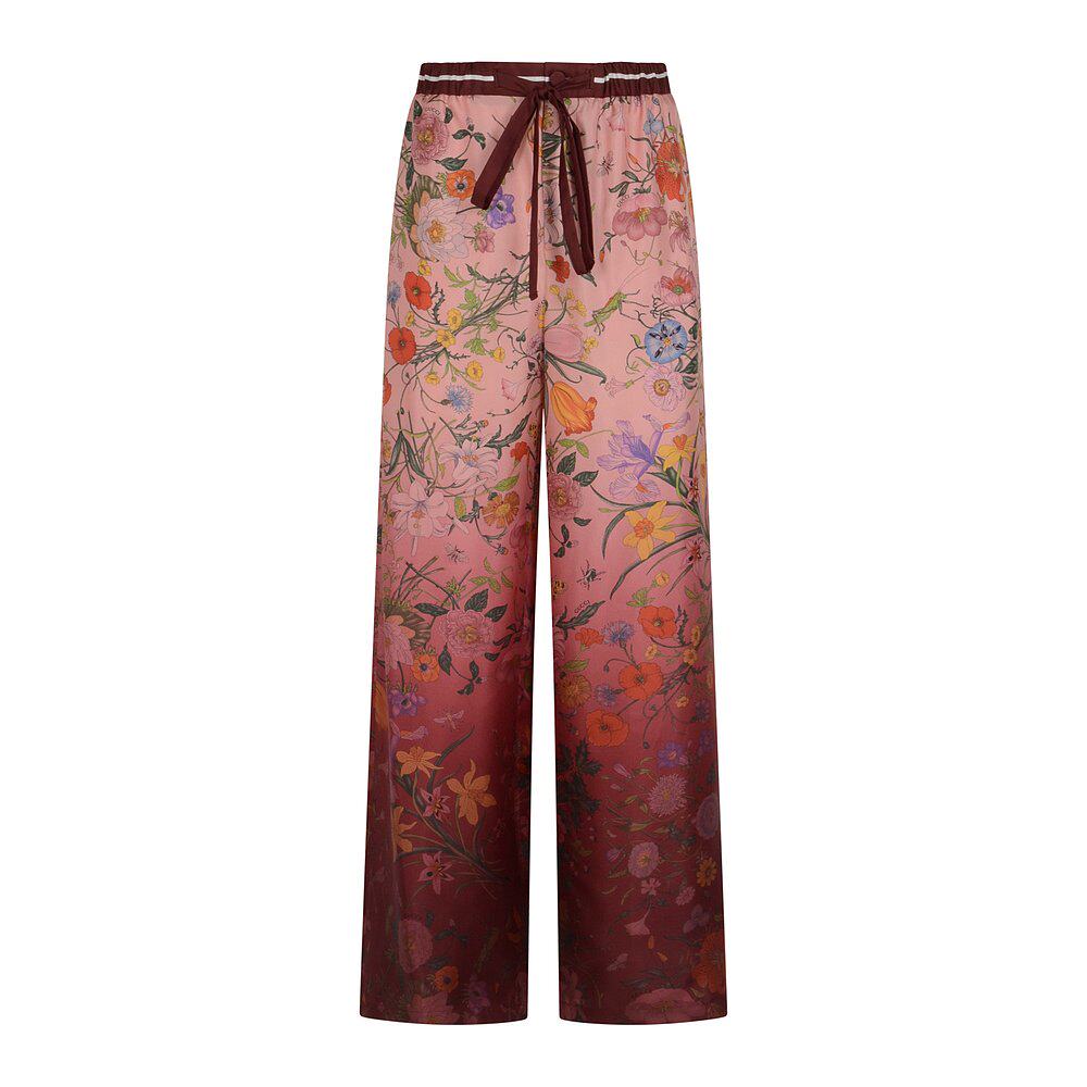 GUCCI 女士休闲裤 837980Z7AUH5057 AW2025 粉红色 印花休闲裤