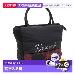 日本直邮DESCENTEGOLF 女士抗菌防臭花柄印花托特型高尔夫球车包