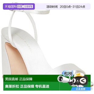 Heels 自營loeffler cream Satin Buckle randallMalia Womens