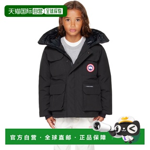 1h可退 香港直邮Canada Goose 加拿大鹅 女童 黑色 Expedition 儿