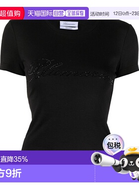 1h可退 香港直邮Blumarine 蓝色情人 女士 圆领短袖T恤 2T054A