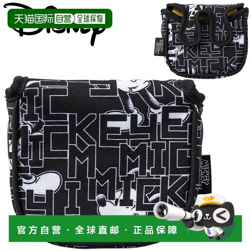 日本直邮迪士尼高尔夫 MONOTONE 米奇高尔夫 PT 球槌 球槌推杆套