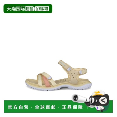 日本直邮ecco爱步 OFFROAD ROAM 皮革织物 时尚舒适 沙滩凉鞋 女