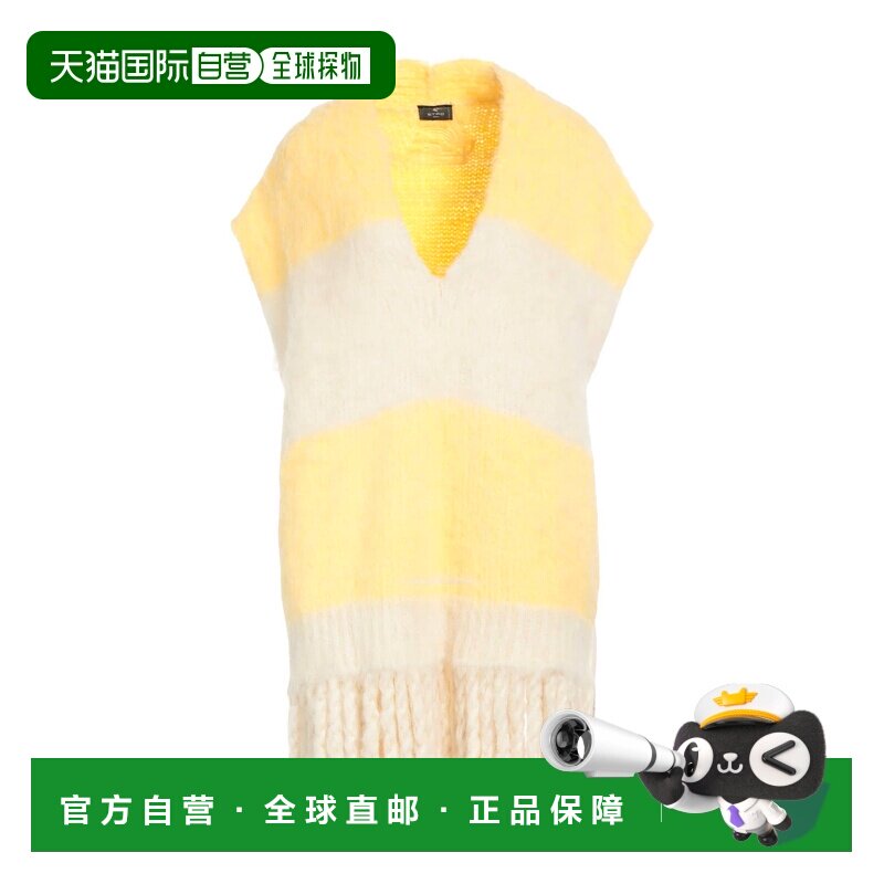 香港直邮Etro 艾特罗 女士 毛衣 yellow 黄色开衫时尚舒适