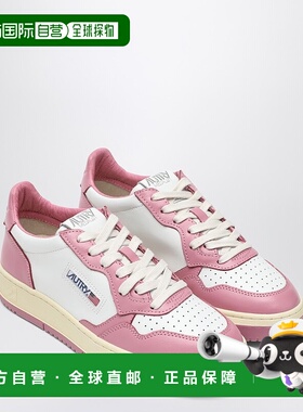 1h可退 香港直邮潮奢 AUTRY 女士 Medalist 运动鞋(白/粉红) AULW