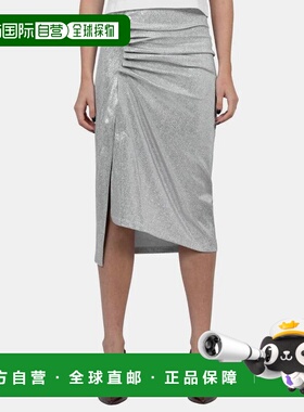 1h可退 香港直邮Rabanne 女士 Jupe longue 半身裙 20PJJU007VI02