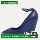 Zanotti Pumps Blue Yvette 自营Giuseppe Wedge Leather Chain