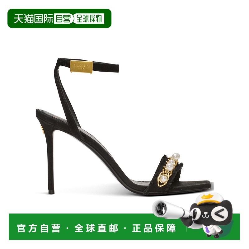 1h可退 香港直邮BALMAIN 女士高跟鞋 EN0UH135LVRI0PA SS2025 黑