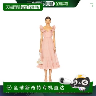 褶裥中长连衣裙 香港直邮潮奢 Fill ZIMMERMANN 2477DR25R 女士